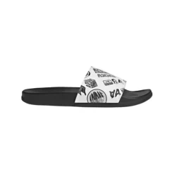 Men's Adidas Adilette Comfort Pattern Slide Sandals
