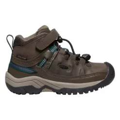 Kids' KEEN Targhee Mid Hook N Loop Waterproof Hiking Boots