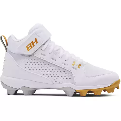 Kids' Under Armour Harper 6 Mid RM Jr. Molded Baseball Cleats 1 Kids' Under Armour Harper 6 Mid RM Jr. Molded Baseball Cleats