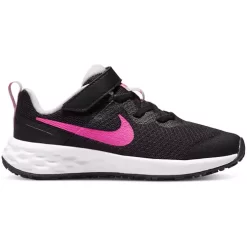 Girls' Nike Revolution 6 Hook N Loop Running Shoes
