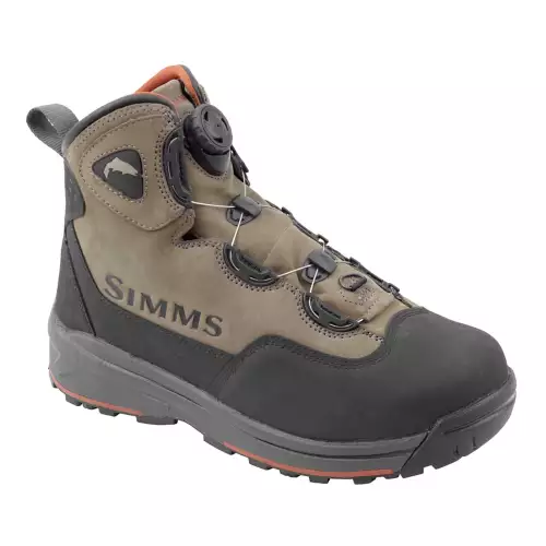 Men's Simms Headwaters BOA Vibram Sole Fly Fishing Wading Boots 1 Men's Simms Headwaters BOA Vibram Sole Fly Fishing Wading Boots