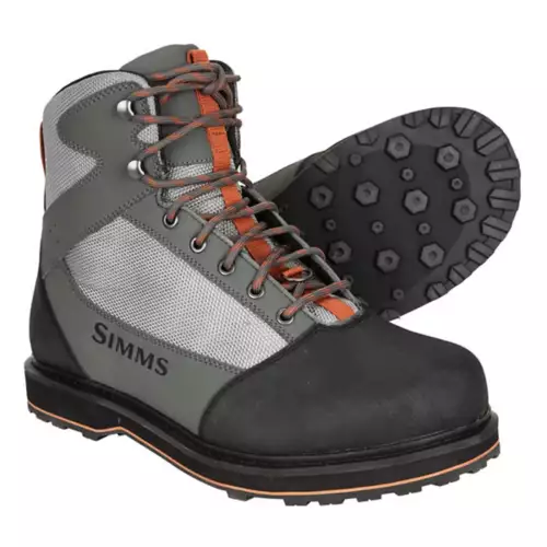 Men's Simms 2021 Tributary Rubber Soled Fly Fishing Wading Boots 1 Men's Simms 2021 Tributary Rubber Soled Fly Fishing Wading Boots