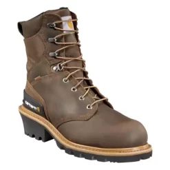 Men's Carhartt Logger 8" Composite Toe Waterproof Insulated Work Boots