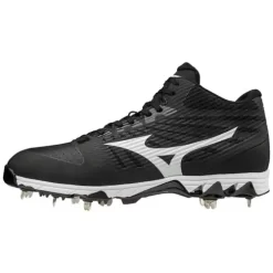 Men's Mizuno 9-Ambition Mid Metal Baseball Cleats